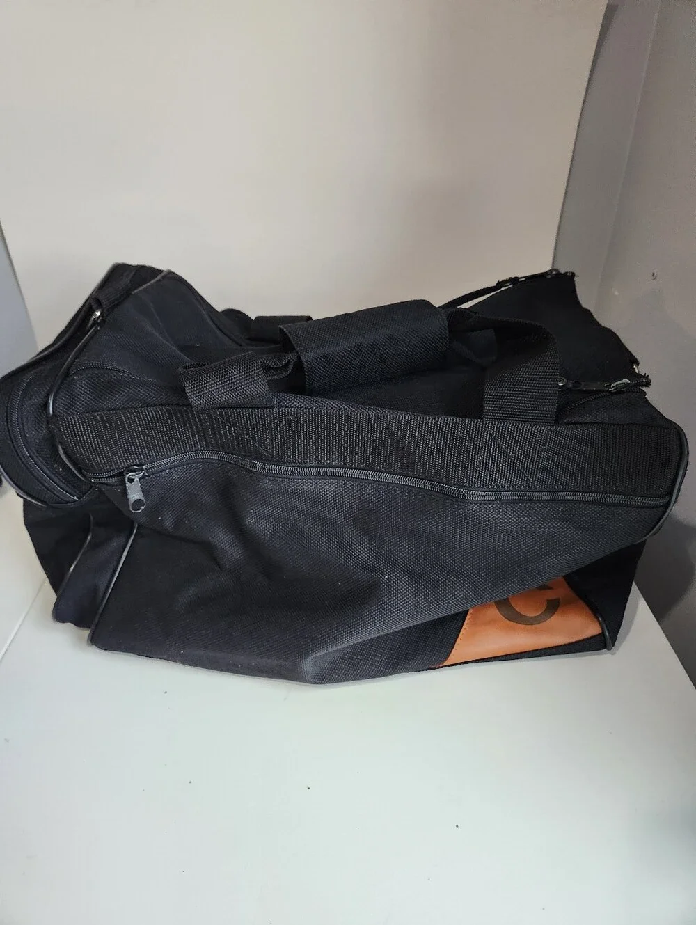 AS IS Vintage Columbia 300 2-Ball Tote Bowling Bag Interior Base Needs Repair